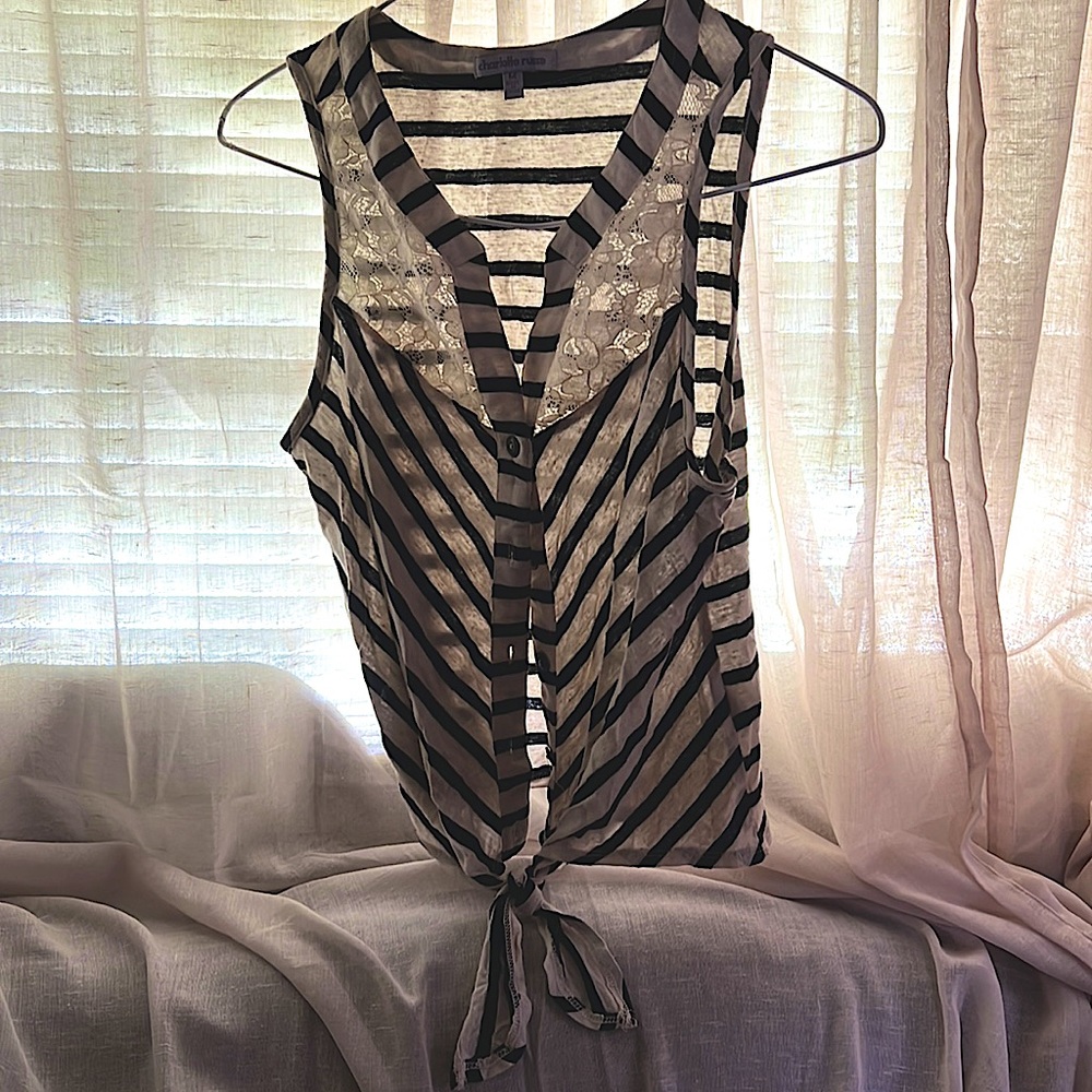 Ladies crop tank